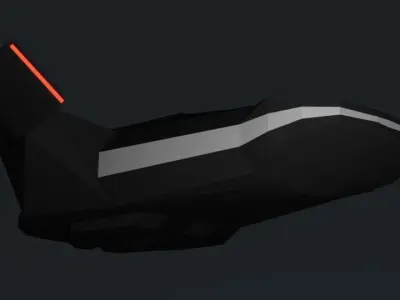 Spaceship JD86 Free 3D model