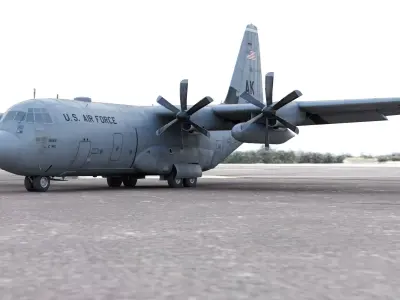 Lockheed Martin C-130 Hercules 3D model