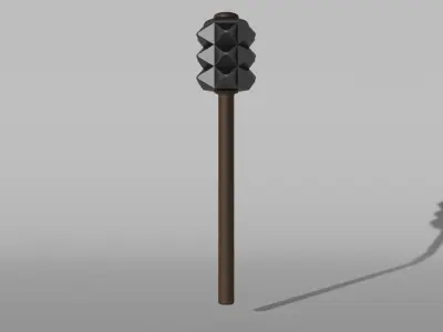 MIDDLE AGE STONE MACE Free 3D model