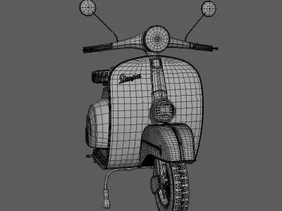 Vespa 3D model 3D model purchase