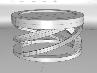 Small Coffee Table Free 3D Model Free 3D model