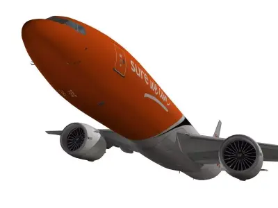 Boeing 777-200F TNT 3D model