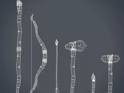 Survival tools pack 3D model