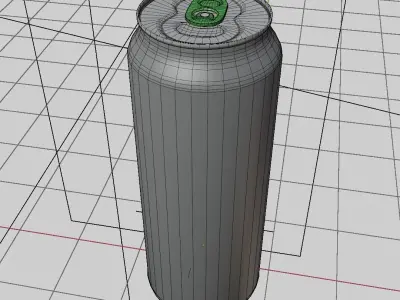 Monster Drink Low-poly 3D model