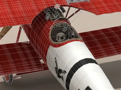 albatros D Va jasta 18 3D model