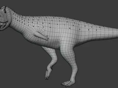 Carnotauro - Rig 3D model