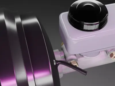 Vacuum Brake Booster 3D model