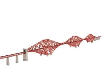 Forth Bridge 3D model
