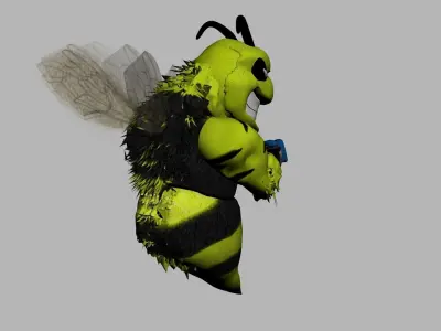 MMA bee 3D model