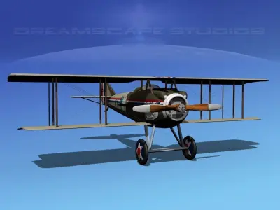 SPAD SXIII V03 3D model