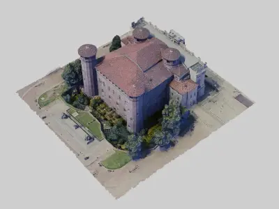 Madama Palace Turin 3D model