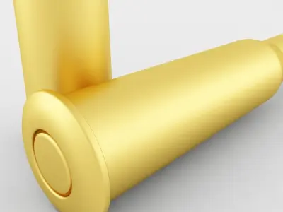 7 62x54R Cartridge 3D model