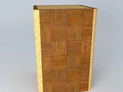 Corner table 3D model