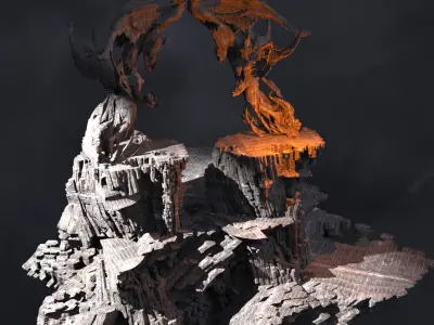 Isle of Dante Mound 3D model