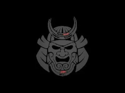 Samurai mask patterns 3D model