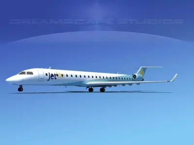 Bombardier CRJ900 JetLite 3D model
