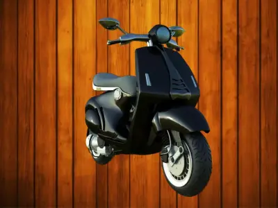 Vespa scooter Free 3D model