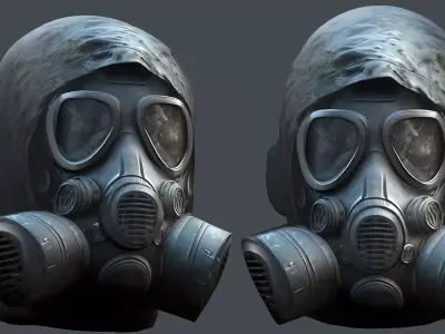 Helmet 3d model military combat Military Low-poly Low-poly 3D model