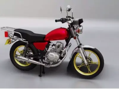 Baotian SANYA  CHINA MOTORCYCLE  Free 3D model