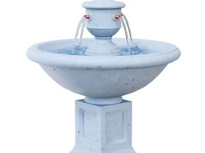 Rochefort Fountain 3D model