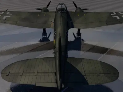 Heinkel He-111H-3 3D model