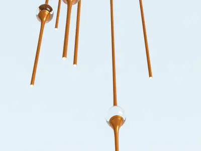 Modern Chandelier Free 3D model purchase