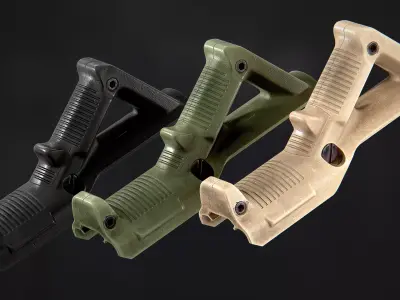 Magpul AFG1 Low-poly 3D model