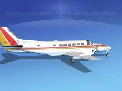 Beechcraft B99 Air Aleutian 3D model