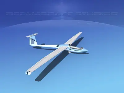 Centrair C-101 Pegase V10 Low-poly 3D model