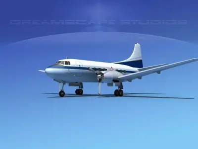 Martin 404 Executive 4 3D model