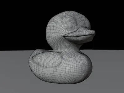 Yellow Rubber Duck 3D model