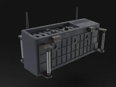 40 SUBD Military Vehicle Kitbash Elements 3D model