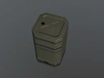 Sci-Fi Asset Low-poly 3D model