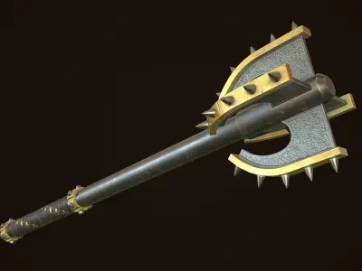 Mace 12 Low-poly 3D model