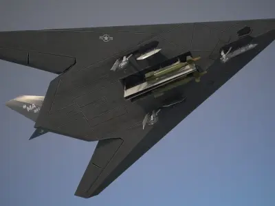 Lockheed F-117A Nighthawk 3D model