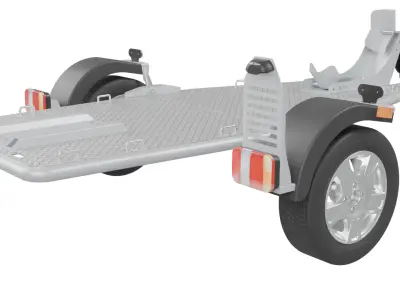 Motorcycles Trailer 3D model