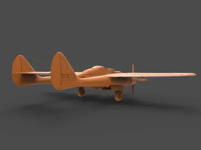 Northrop P-61 3D print model