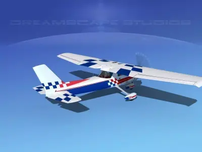 Cessna 150 Aerobat V11 3D model