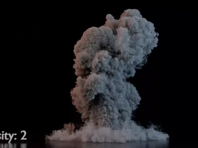 Bomb Strike Explosion 3D model