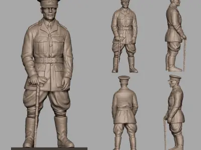 Field marshal british 3D print model