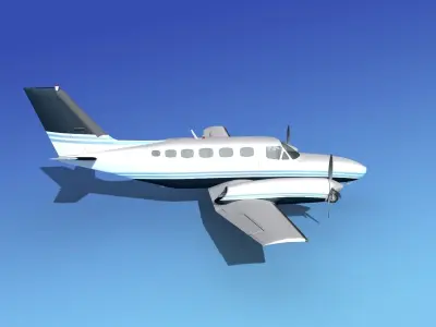 Cessna 441 Conquest II V13 3D model