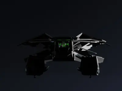 The Bat - Batman The Dark Knight Rises Low-poly 3D model