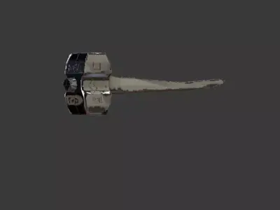 sledgehammer star wars weapon Low-poly 3D model