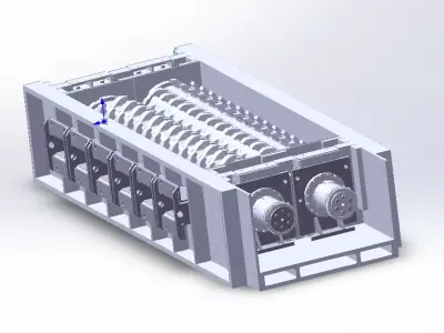 MMD Gear roller crushe 3D model