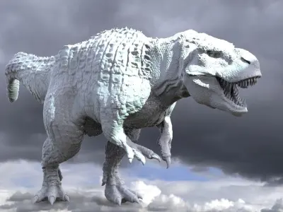 T Rex Sculpture 2 3D model