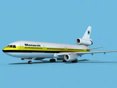 McDonnell Douglas MD-11 Monarch 3D model