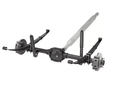 HEAVY DUTY AXLE AND DRIVESHAFT 3D model