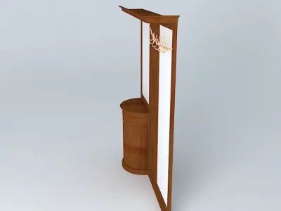 Hallway Furniture with mirror Free 3D model