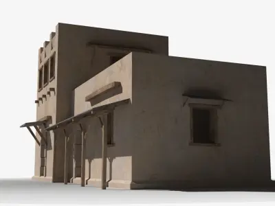 Arab x25 Low-poly 3D model