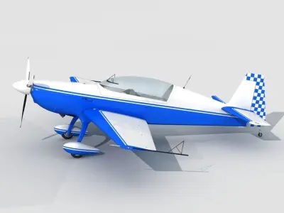 Extra 300L Racing Plane 3D model